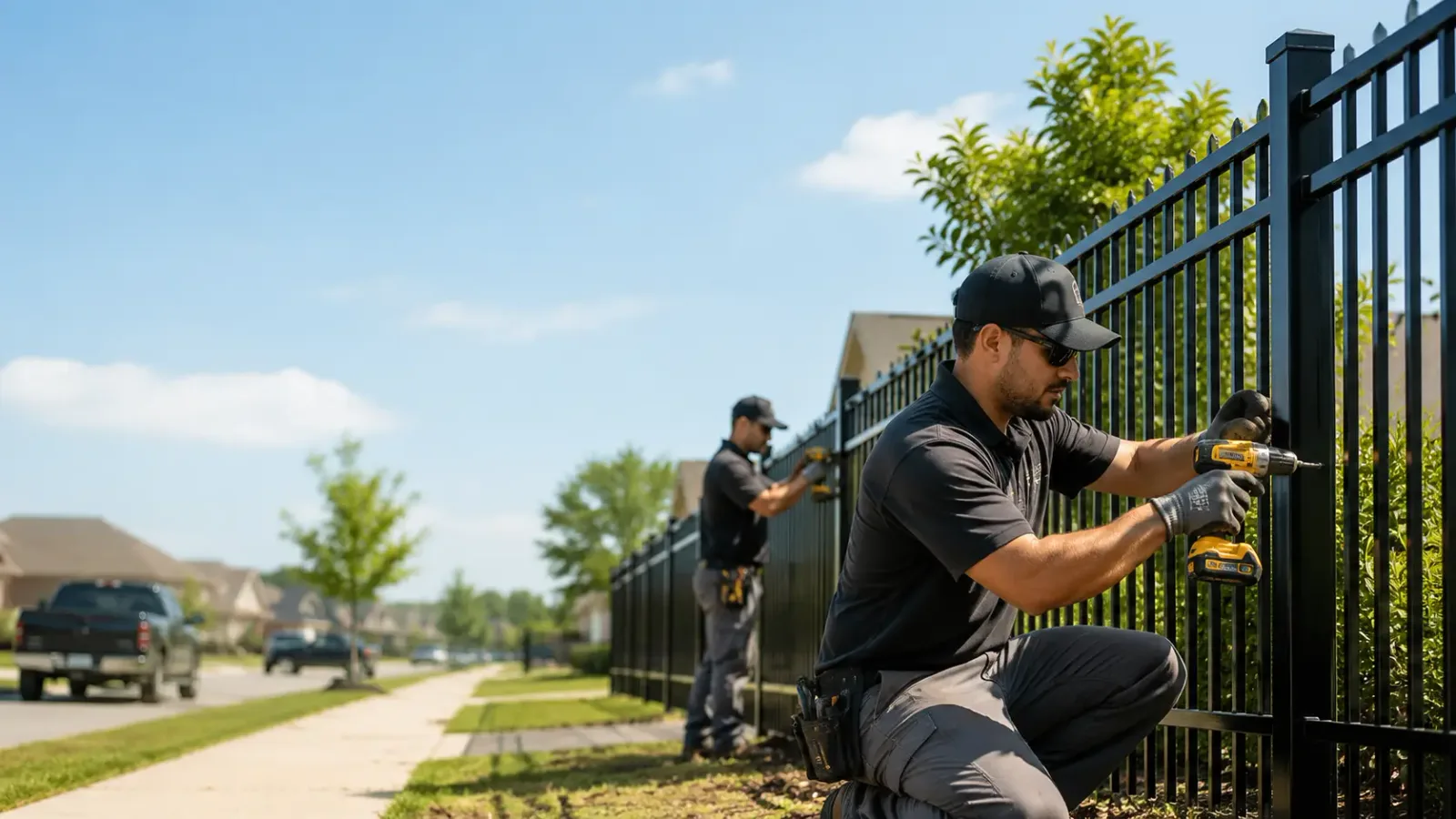 Metal Fence Installation in Knightsville, IN